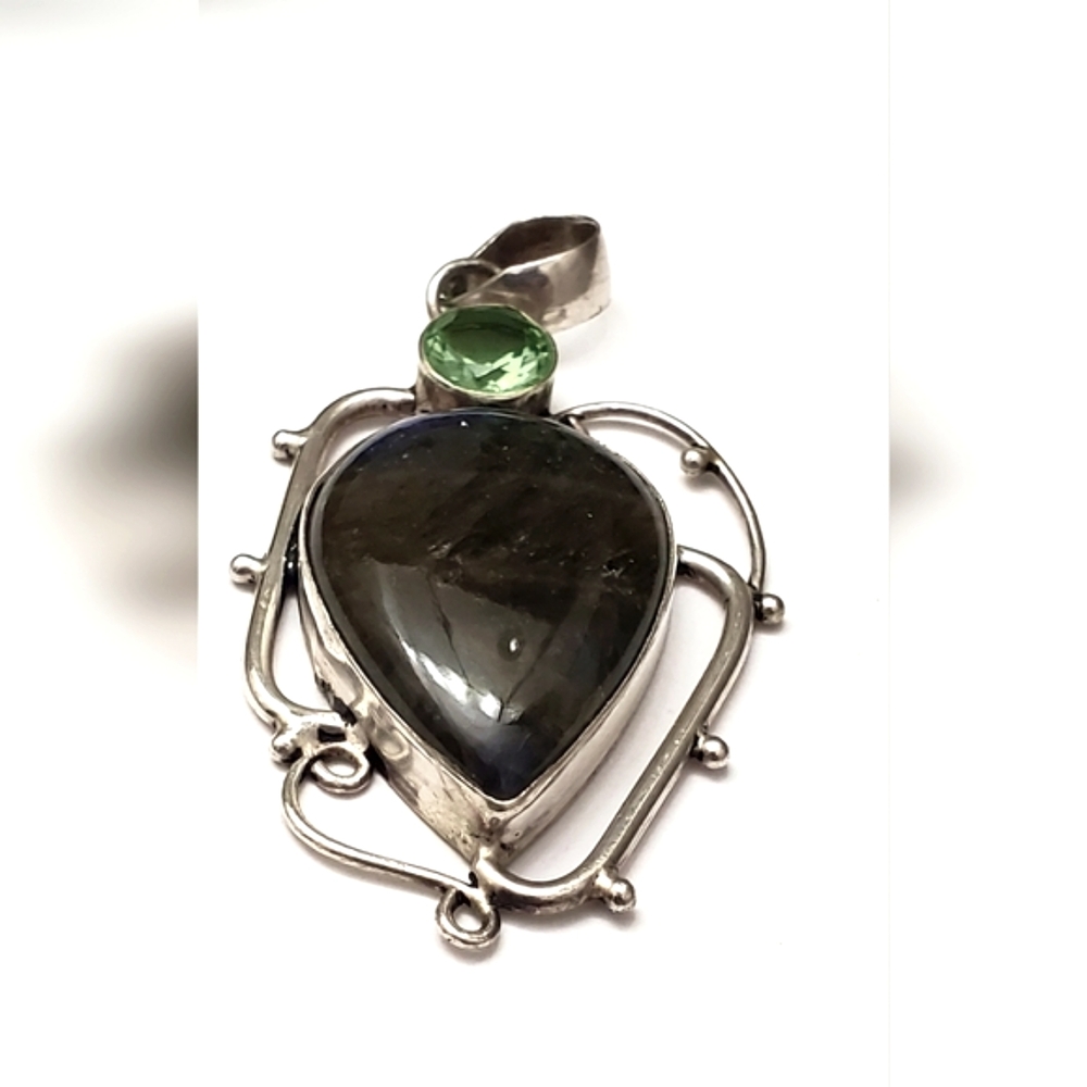 Vtg. Large  Gemstone Pendant
